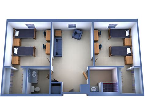 Indian River Towers Irt Dorm Room Layouts House Floor Design Hostel Room