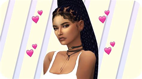 Black Beautyqueen B Sims 4 Create A Sim And Full Cc List Youtube