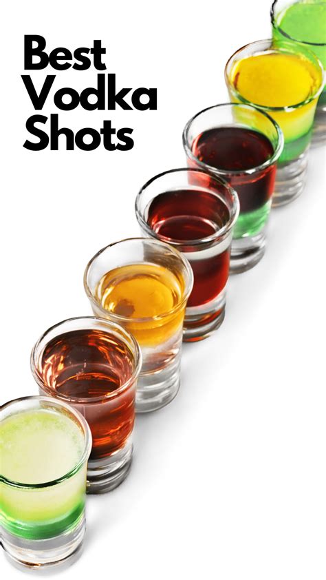 11 Best Vodka Shots To Drink Recipe Vodka Shots Vodka Shots Recipe