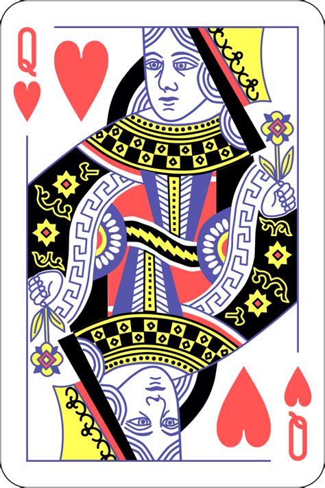 Queen Of Hearts Card Png Png Collections At Sccprecat Queen Of