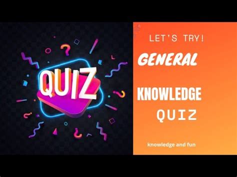 Read on for some hilarious trivia questions that will make your brain and your funny bone work overtime. Quiz about Plant, Animal, and World Culture - YouTube