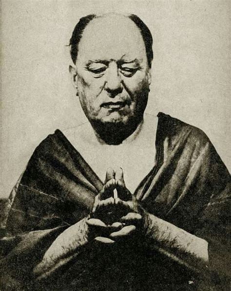 Master Therion 666 Meditates Aleister Crowley Crowley Occult