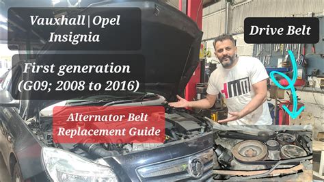 How To Replace Drive Belt On Vauxhall Insignia Mk 1 Serpentine