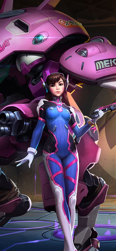 1242x2688 Dva Overwatch Fanart Iphone Xs Max Hd 4k Wallpapers Images