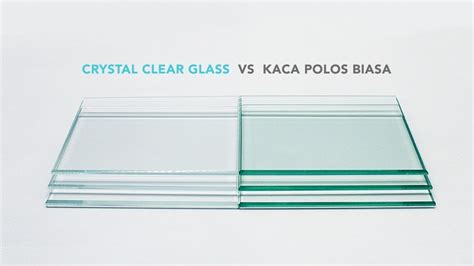 Kaca Optic Clear Kaca Extra Clear Crystal Clear Glass Youtube