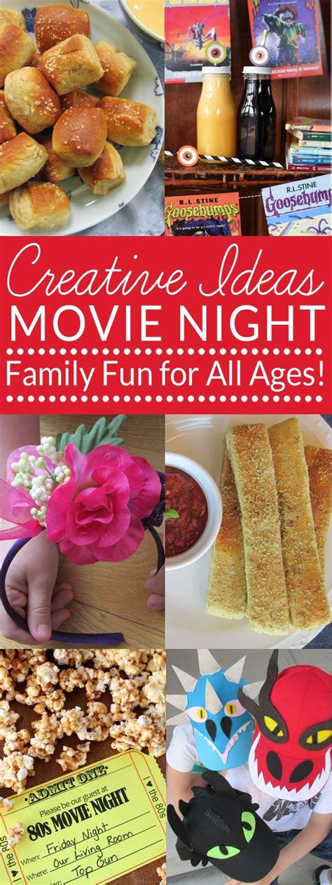 Not sure what to make for friday night dinner? Creative Ideas for Family Movie Night | Family movies ...
