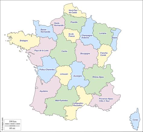 France Carte Géographique Gratuite Carte Géographique Muette