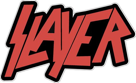 Slayer Music Band Logo Vinyl Sticker Printed Vinyl Decal Ag Design