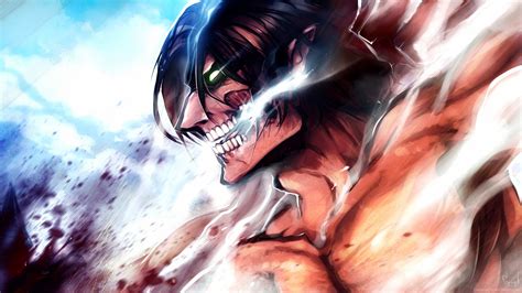 Titan Eren Wallpapers Top Free Titan Eren Backgrounds Wallpaperaccess