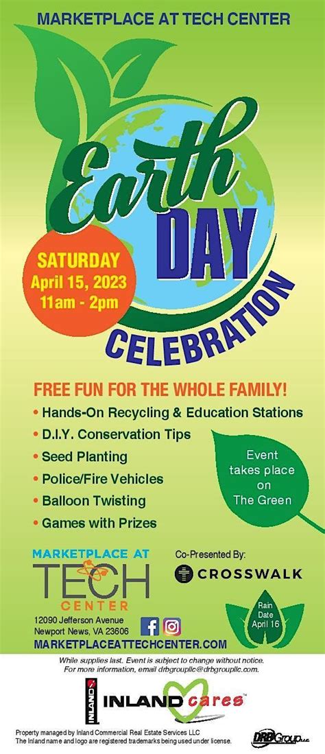 Earth Day Celebration At The Marketplace At Tech Center Marketplace