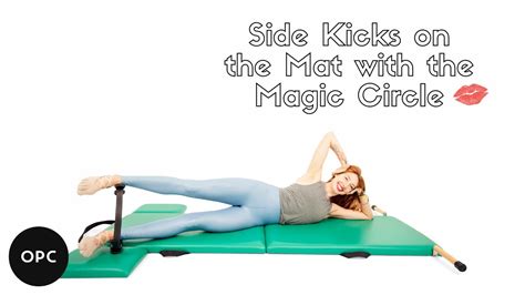 Side Kicks With The Magic Circle On The Mat Online Pilates Classes