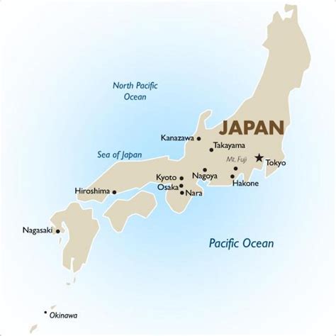 Japan Country Map Country Of Japan Map Eastern Asia Asia