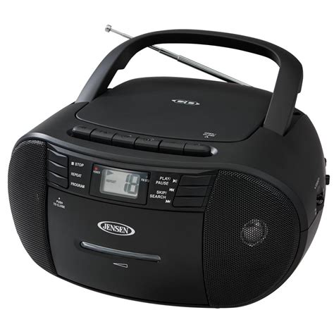 Jensen Cd 545 Portable Stereo Cd Player With Cassette Recorder And Am Fm Radio Cd 545 The Home