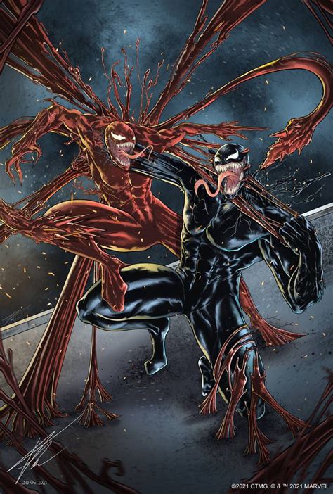 Venom Vs Carnage By Frankblotbo On Deviantart Marvel Comics Art Venom