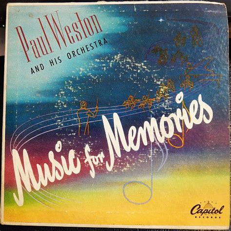 Paul Weston And His Orchestra Music For Memories 1950 Vinyl Discogs