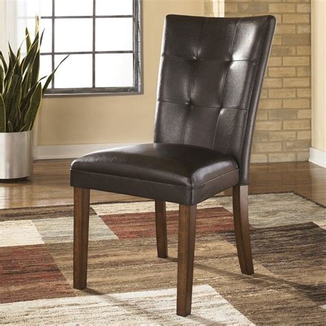 Many products are available in a variety of colors and textures. Ashley Furniture Lacey Dining Chair in Medium Brown - D328-01