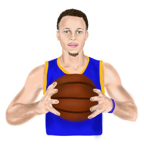 Chibi cute african american boy drawing holding a bask. Step by Step How to Draw Stephen Curry ...