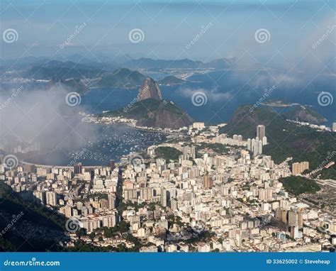 Harbor And Skyline Of Rio De Janeiro Brazil Stock Photo Image Of