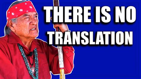 No Translation To English For This Native American Navajo Word Youtube