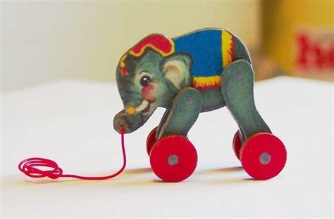 Circus Elephant Pull Toy Kit Dollhouse Miniature Size Etsy