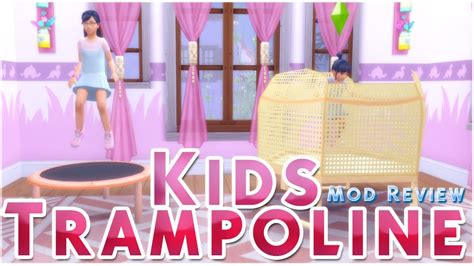 Kids Trampoline Mod EspaÑol Los Sims 4 Youtube