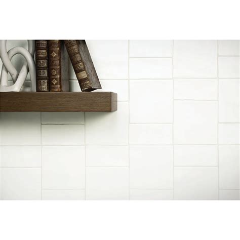 Daltile - Farrier - 5 in. x 5 in. Glazed Ceramic Wall Tile - Cremello