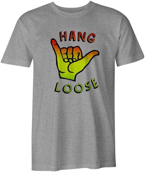 Hang Loose Shaka Hawaii Surfing T Shirt Ebay