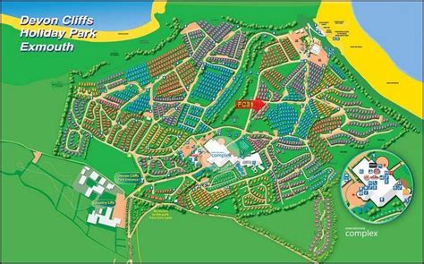 Devon Cliffs Holiday Park Map