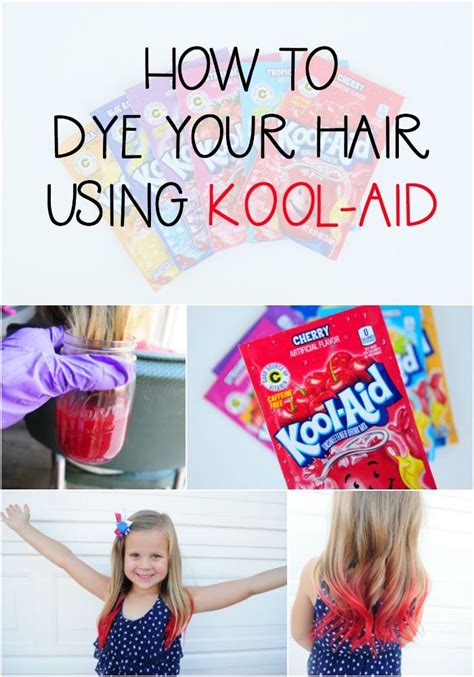 Thinking about dyeing your own hair? How to dye your hair using kool-aid! | Dying kids hair ...