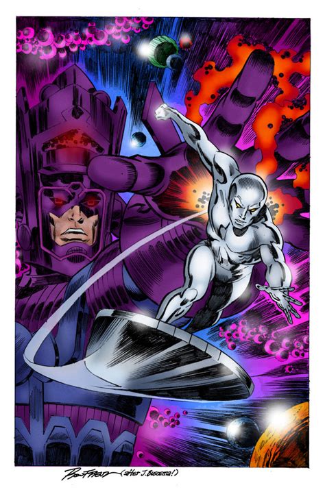 Silver Surfer And Galactus Ron Frenz By Xts33 On Deviantart