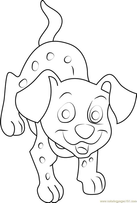 Print dalmatians coloring pages for free and color our dalmatians coloring! Dalmatian Dog Coloring Page - Free 102 Dalmatians Coloring ...
