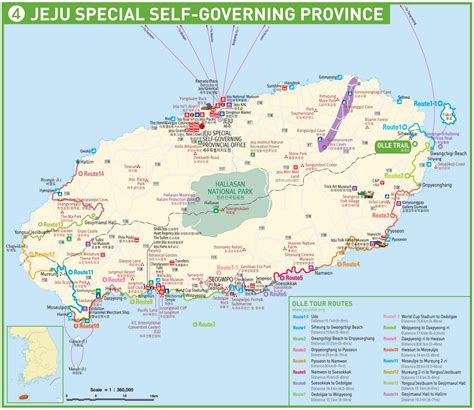 Jeju Map In English Look At Korea