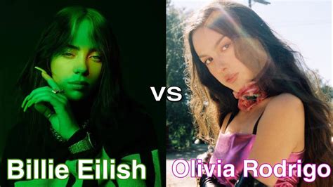 Billie Eilish Vs Olivia Rodrigo Vocal Battle E3 E5 Youtube