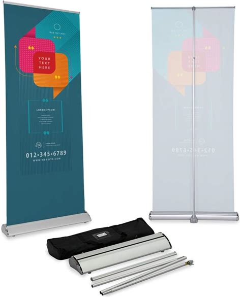 Vispronet Retractable Banner Stand Made To Fit 2ft X 6