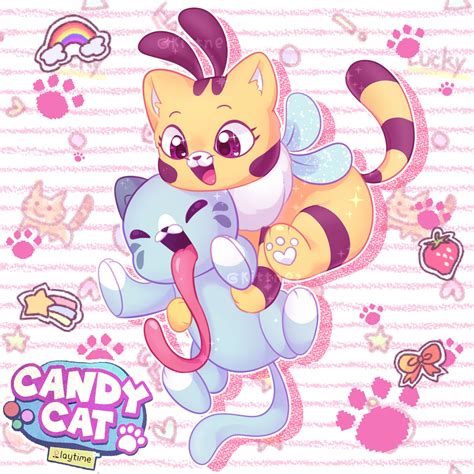 Candy Cat And Cat Bee By Kittnez On Deviantart