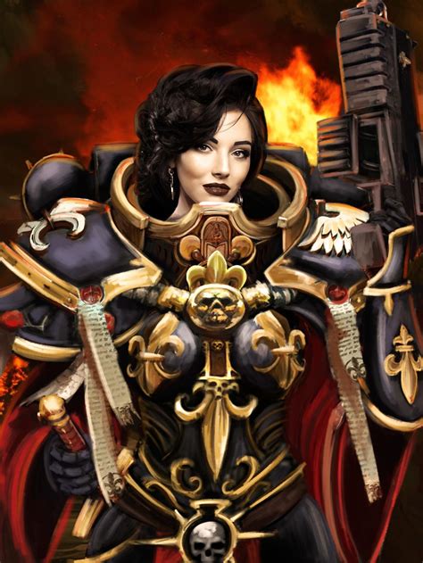 Adepta Sororitas Canoness By Yuri Melentev Warhammer Warhammer 40k 40k Sisters Of Battle