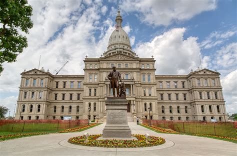 Michigan State Capitol Building In Lansing Michigan Built In 1872