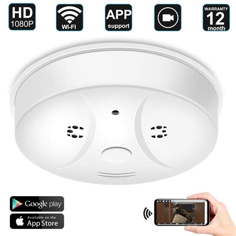 Automatically detect motion and start making video. smoke detector, with SPY CAMERA 50.00 | Hidden camera ...