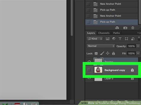 You draw a square around it. How to Trace an Image Using Photoshop (with Pictures ...