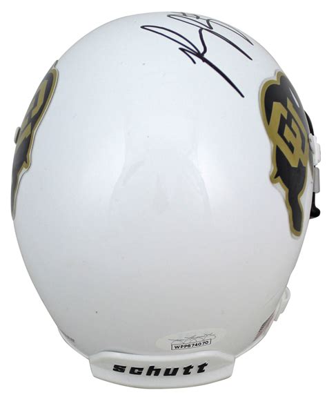 Denver will tender alexander johnson at see more at profootballrumors.com. Colorado Phillip Lindsay Authentic Signed White Schutt Mini Helmet JSA Witness | eBay