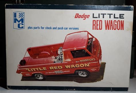 Imc Model Kit Little Red Wagon Wheelstander 125 Scale Circa 1970
