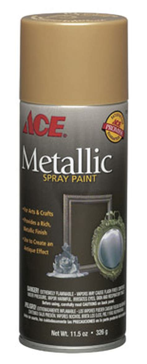 Orders must be placed on days the store is open, before 4pm local time or 2 hours before store closing time, whichever is earlier. Ace Gold Plate Metallic Spray Paint 11.5 oz. | Stine Home ...