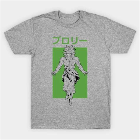 Broly, the legendary super saiyan realised in 1993. T-shirt featuring Broly from 1993 movie Dragon Ball Z: Broly - The Legendary Super Saiyan ...