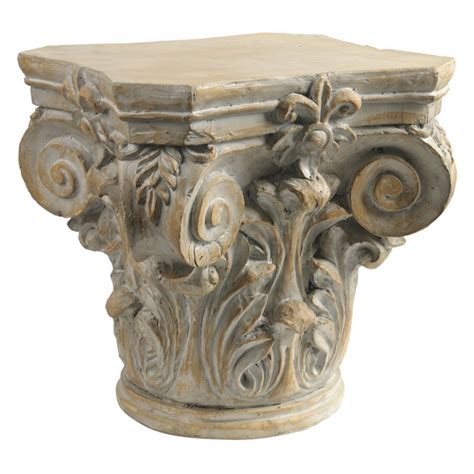 A And B Home Hand Carved Indoor Pedestal Column Plant Stand In 2019