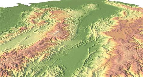 Colombia Terrain 3d Map By Shustrik