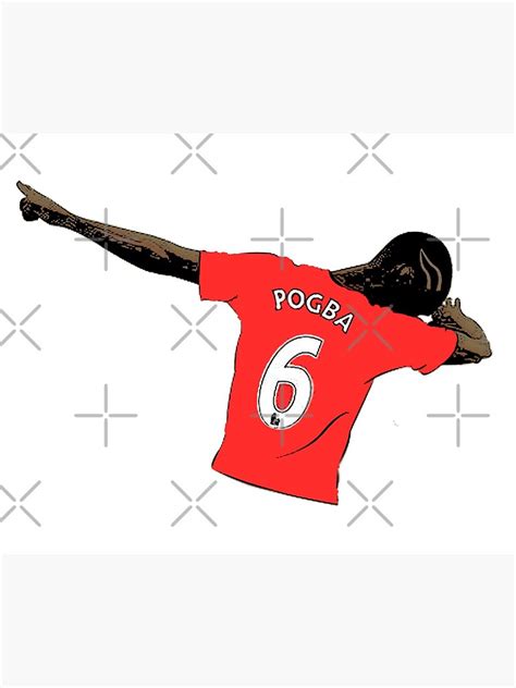 Paul Pogba Dab Canvas Print By Bigredfro Redbubble