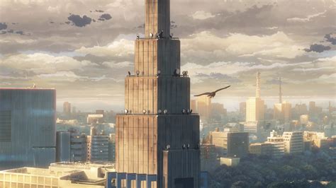 Skyscraper Anime Anime Sunlight Building Rooftops Skyscraper Soft