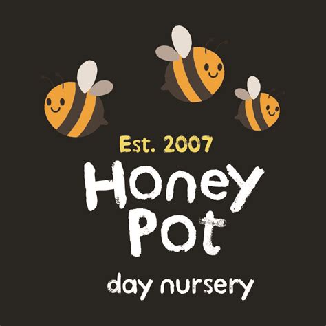 Honey Pot Nursery Heat Press Colour Logo On Front Left Chest Of Garments Ihivis