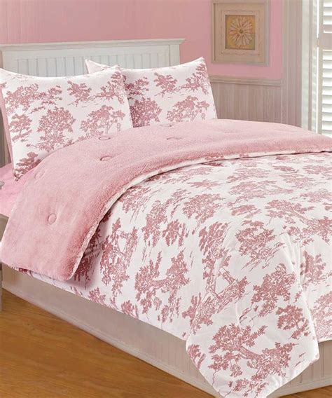 Toile baby bedding what could be more elegant than toile crib bedding? Pink Toile Microplush Bedding Set