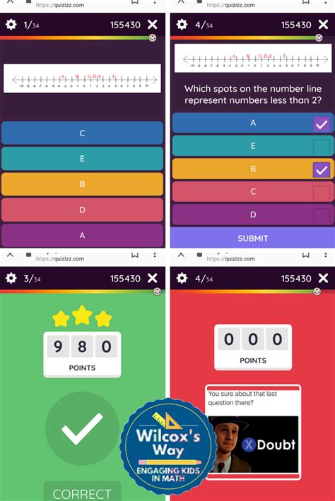 Too easy for students to mistakenly tap the wrong answer on touchscreens; Wilcox's Way: Favorite Technology Part 2: Quizizz